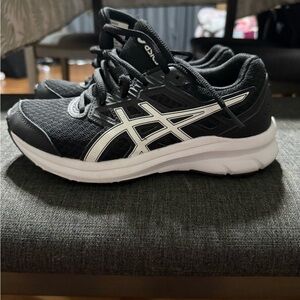 ASICS Black and White Athletic Sneakers